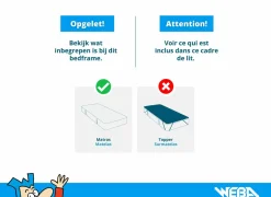 Boxspring BX890  120x200cm - stof - lichtgrijs