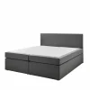 Boxspring BX890  160x200cm - stof - middengrijs