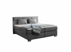 Boxspring Emilia 160x200cm - stof - grijs