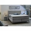 Boxspring Jessica 180x200cm - stof - grijs