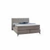 Boxspring Jessica 180x200cm - stof - lichtgrijs