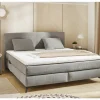 Boxspring Kira Mix 180x200cm - stof - middengrijs