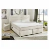 Boxspring Livia Max 180x200cm - stof - greige