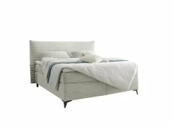 Boxspring Seattle 180x200cm - stof - zilver