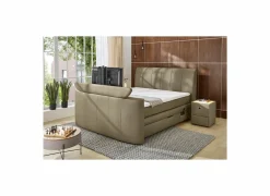 Boxspring 180x200cm - stof - modder met tv-lift en opbergruimte