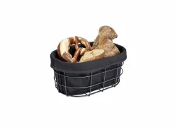 Broodmand Bela stof metaal zwart