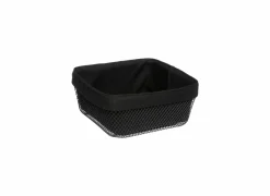 Broodmand Mayaj 24,5x24,5cm - ijzer - zwart