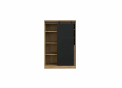 Buffetkast Kaszimiro 103cm - decor - waterford eik & zwart