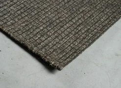 Buitentapijt Brandon 120x170cm - polypropyleen - donkerbruin