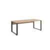 Bureau Capo 150x80x73cm - melamine - golden oak