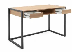 Bureau Denver 120x75cm - decor - artisanale eik & antraciet