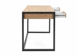 Bureau Denver 120x75cm - decor - artisanale eik & antraciet