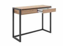 Bureau Denver 100x35x75cm - decor - artisanale eik & antraciet