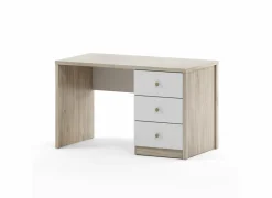 Bureau Evora 125x65x75cm - decor - ivory oak & wit