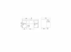 Bureau Function plus 149x48x78cm - decor - hoogglans wit