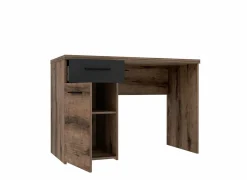 Bureau Jacky 110x53x77cm - decor - modder eik & zwarte eik