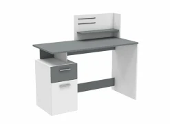 Bureau Platon 122x55cm - decor - wit & grijs