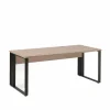 Bureau Rio 160x80x73cm - melamine - lente eik