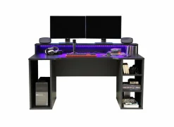 Bureau Tezaur 160x72x91cm - decor - zwart