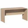 Bureau 145x82x68cm - melamine - brushed sand oak nature