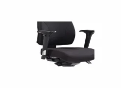 Bureaustoel Geronimo 66x61,5x104,5cm - stof - zwart