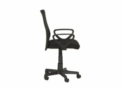 Bureaustoel Mosquito 56x47x99cm - stof - zwart