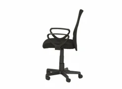 Bureaustoel Mosquito 56x47x99cm - stof - zwart