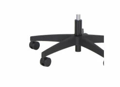 Bureaustoel Sigmund 47x49x107cm - stof - zwart