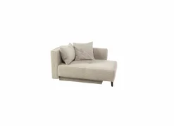 Chaise longue Rex Recamière  155x95x81cm - stof - lichtgrijs met bedfunctie