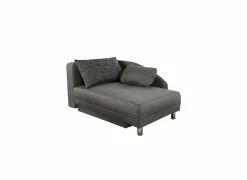 Chaise longue Roy Recamière 149x90cm - stof - taupe met bedfunctie