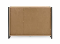 Commode Denver 120cm - decor - artisanale eik & anthraciet