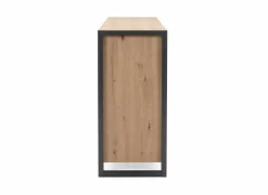 Commode Denver 120cm - decor - artisanale eik & anthraciet