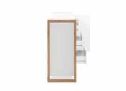 Commode Denver 120x40x88cm - decor - wit & artisanale eik