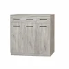 Commode Elmo 108x38x110cm - decor - new grey oak
