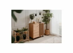 Commode Medan  80x40x85cm - melamine - artisanale eik