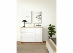 Commode Next 119x48x84cm - decor - wit/jackson hickory