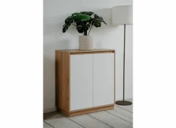 Commode Phoenix 79cm - decor - artisanale eik & wit