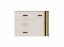 Commode Waikato 120x41x91cm - decor - mauvella eik & zand