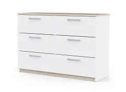 Commode Watson 119x41xH81cm - decor - kronberg eik & wit