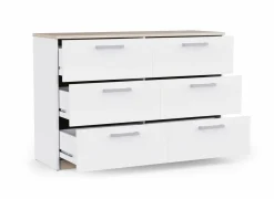 Commode Watson 119x41xH81cm - decor - kronberg eik & wit