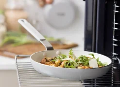 Dagelijkse kost braadpan Ø24cm - aluminium - beige & grijs