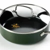 Dagelijkse Kost stoofpan Ø24cm - aluminium - olijfgroen