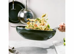 Dagelijkse Kost wokpan Ø28cm - aluminium - olijfgroen