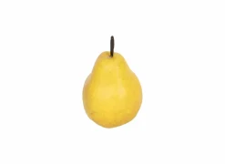 Deco Peer H10,5cm - kunststof - geel