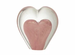 Deco Presse Papier 10cm - glas - roze
