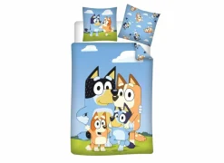 Dekbedovertrek BLUEY 140x200cm - polykatoen - multicolor