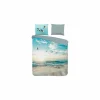 Dekbedovertrek Brisa 200x220cm - katoen - aqua