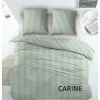 Dekbedovertrek Carine 200x220cm - katoen - groen