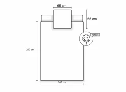 Dekbedovertrek Frozen 140x200cm - katoen - meerkleurig