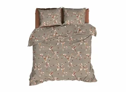 Dekbedovertrek Geisha 240x200/220cm - katoen - taupe